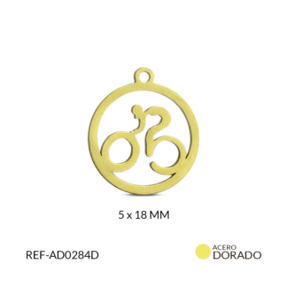Dije Acero Ciclista 5x18mm x und