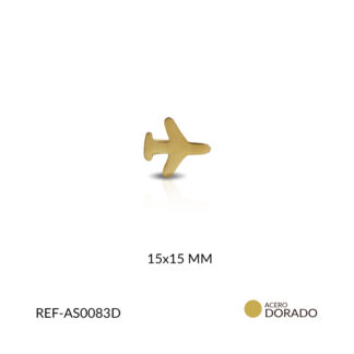 Separador en acero avión15x15mm x und