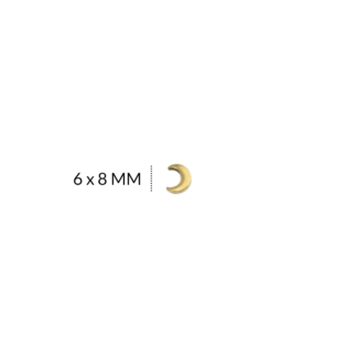 Separador acero luna 6x8 mm x und