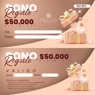 Bono regalo Digital x $50.000 / Ref-B01