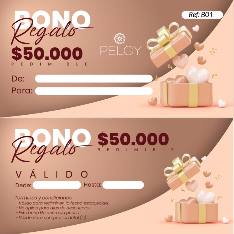 Bono regalo Digital x $50.000 / Ref-B01