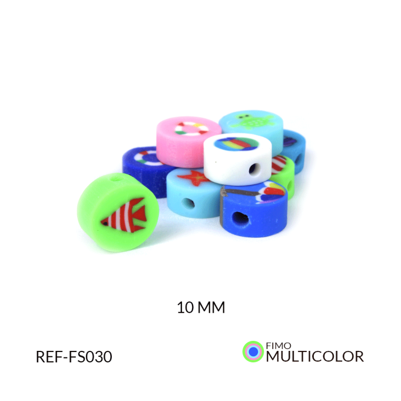 SEPARADOR FIMO FIGURAS DE MAR 10 MM / paquete x 12 und / Ref-FS030