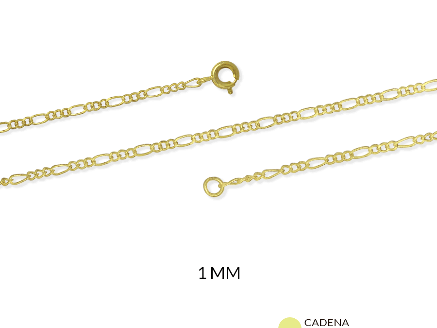 Cadena Goldfilled 1 mm color dorado / x unidad / Ref-GC6106