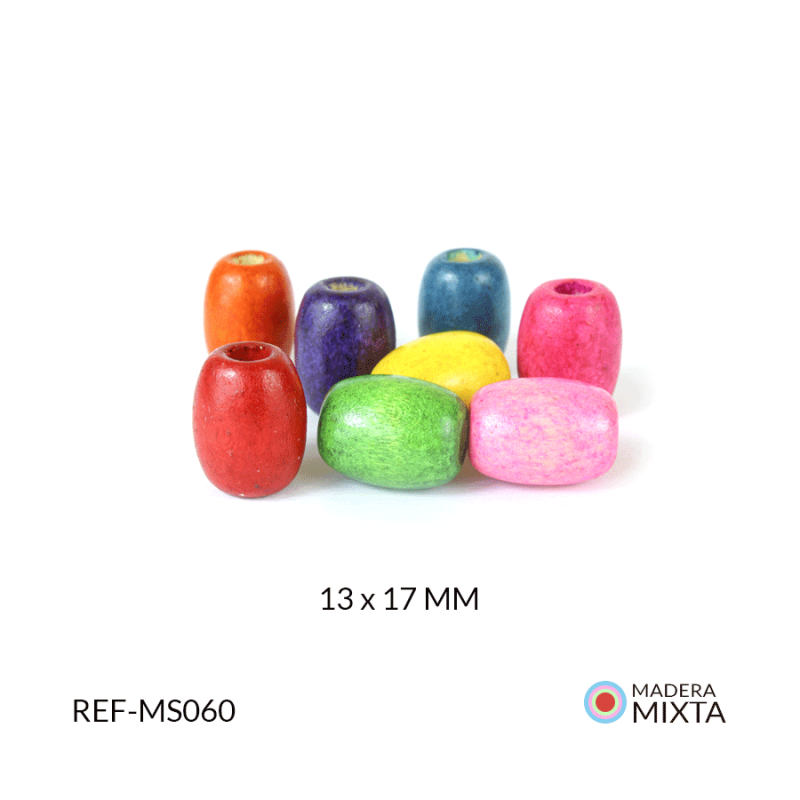 SEPARADOR MADERA MIXTA BARRIL 13x17 MM / x 125 GRM / Ref-ms060