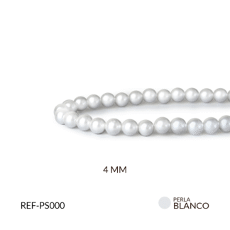 Perla Shell Blanca 4mm