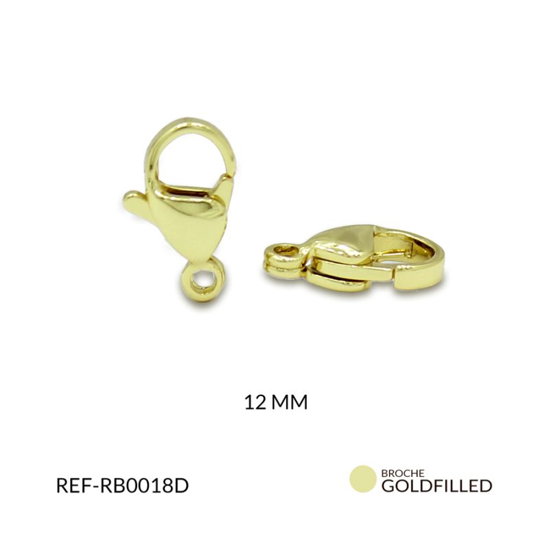 Broche covergold picoloro 12 mm / x unidad / Ref-RB0018D