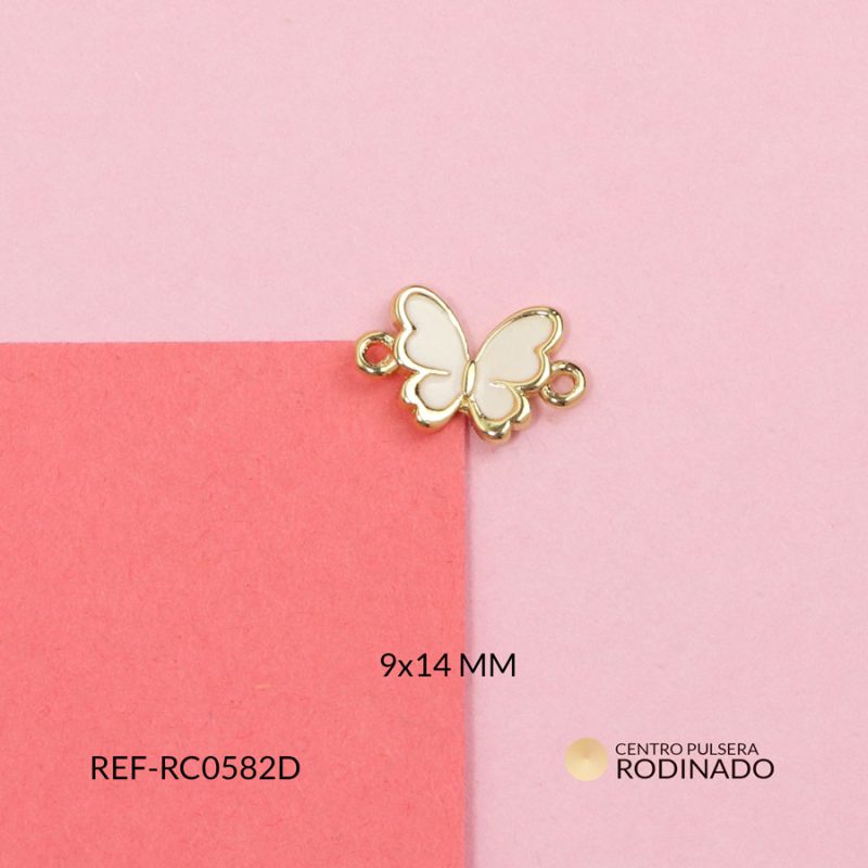 Centro pulsera mariposa de covergold