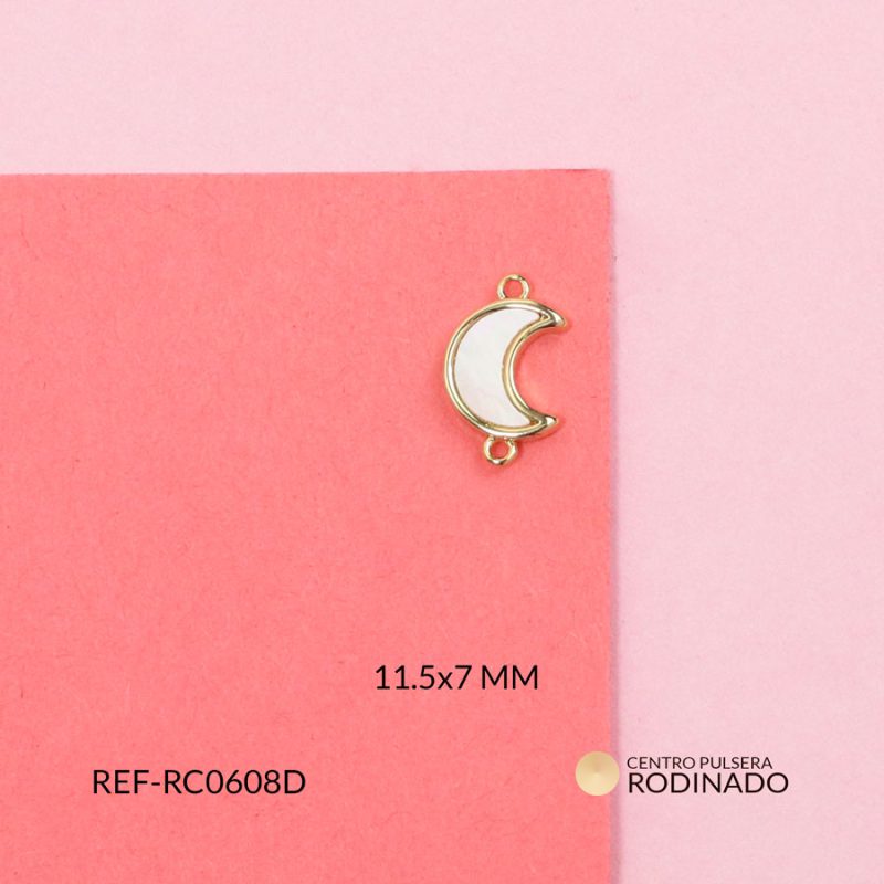 Centro pulsera luna con nácar