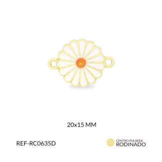 Centro pulsera rodinado margarita