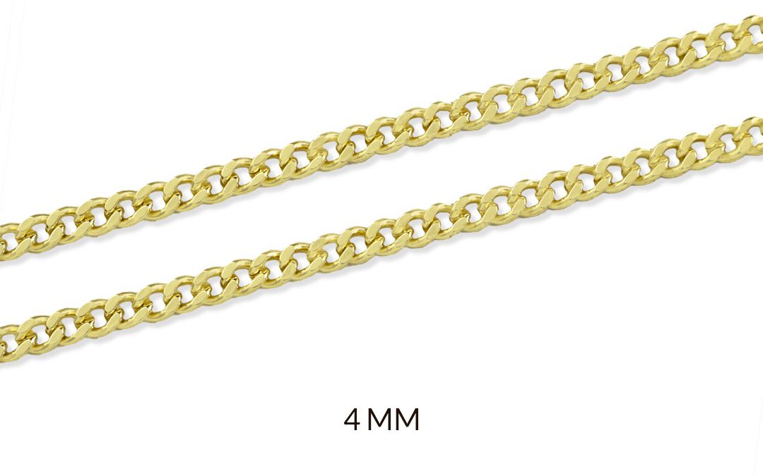 Cadena covergold cartier 4mm / x metro / Ref-RC6055D / Ref-RC6055D
