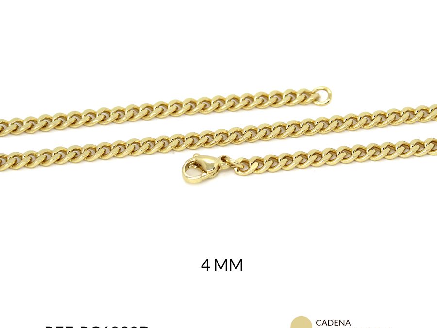 Cadena covergold cartier 4 mm / x unidad / Ref-RC6093D