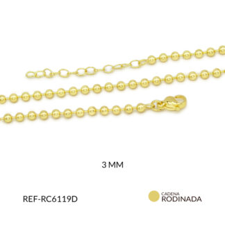 Cadena rodinado militar con extensión