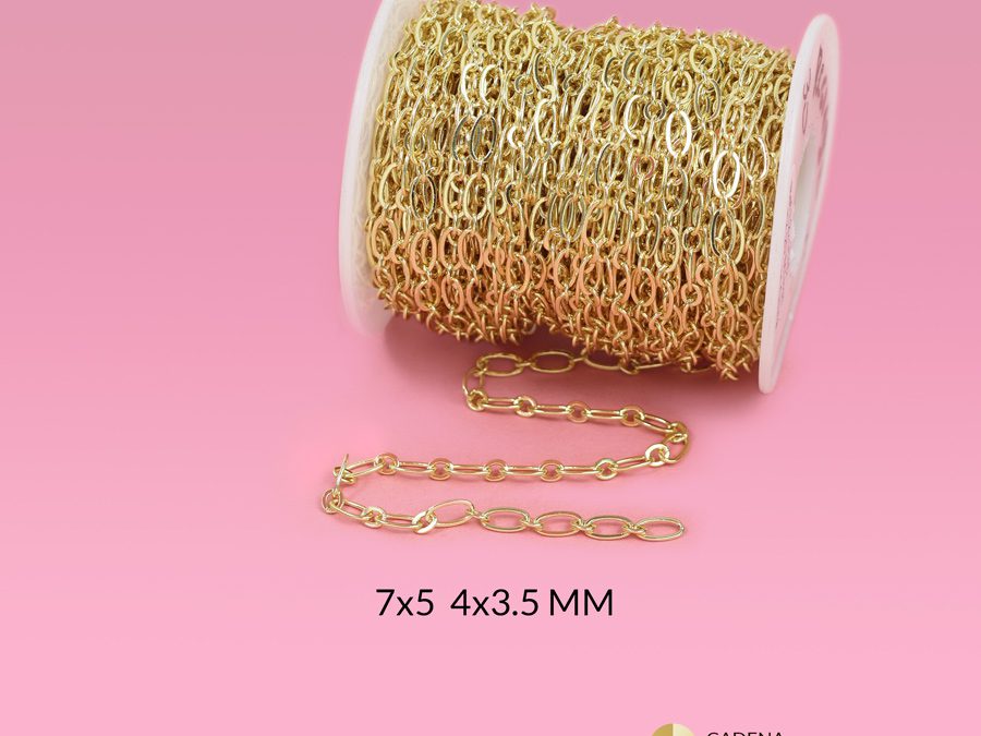 Cadena covergold eslabón x metro