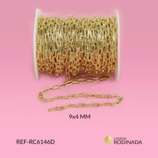 Cadena covergold eslabón alargado x metro
