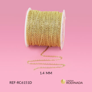 Cadena covergold punto diamante x metro