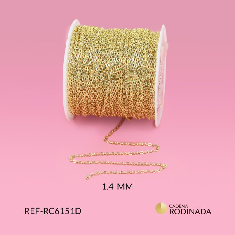 Cadena covergold punto diamante x metro