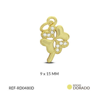 Dije rodinado trébol x und