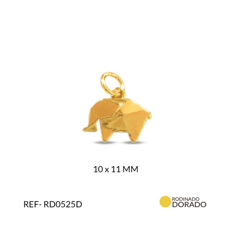 DIJE COVERGOLD ELEFANTE 10x11 MM / x UND / Ref-RD0525D