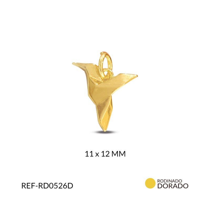 DIJE COVERGOLD COLIBRI 11x12 MM/ x UND / Ref-RD0526D