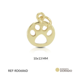 Dije covergold huella 10x13mm x und