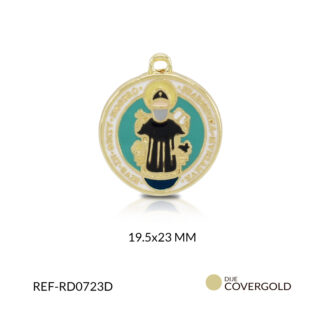 Dije cover gold san benito colores 19.5x23mm