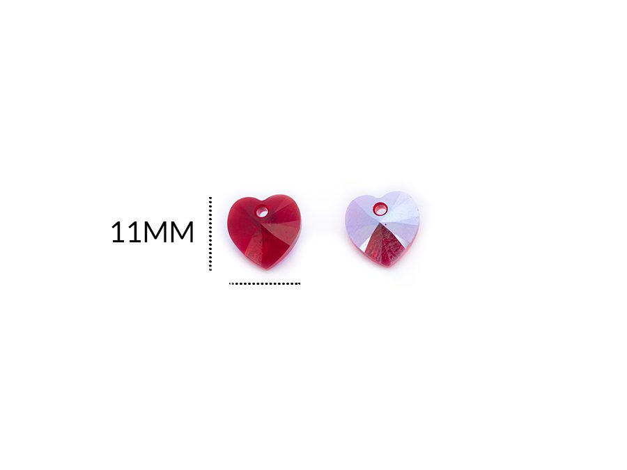 DIJE SW CORAZON ROJO 11MM / x UND / Ref-2511B18