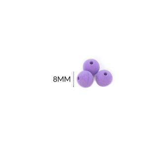 Bola neopreno liso morado lila 8mm paquete x12 unidades