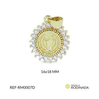Medalla rodinado san benito