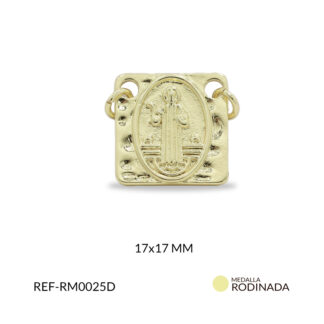 Medalla rodinada escapulario san benito