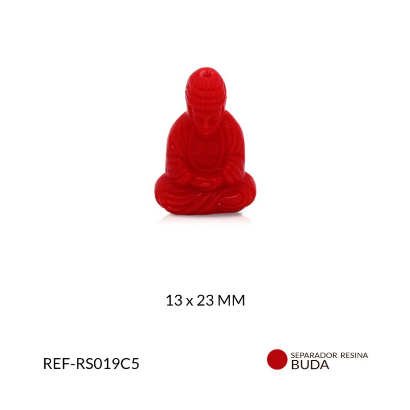 Separador resina buda 13 x 23 mm color rojo / x und / Ref-RS019C5
