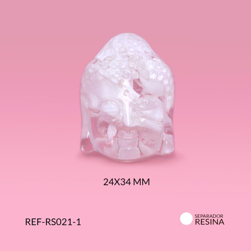 Separador resina Buda Blanca transparente 25x34mm x und