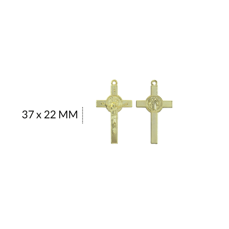 CRUZ ZAMAK SAN BENITO 37 X 22 MM / x und / REF-ZC2012D / REF-ZC2012D