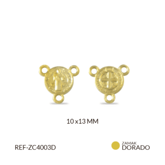 Crucero zamak San Benito 10x13mm paquete x6 und