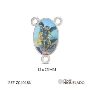 Crucero zamak arcángel san miguel 15x23mm x 6 und