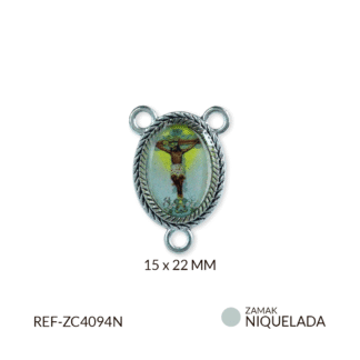 Crucero zamak milagroso de buga 15x22mm x 6 und