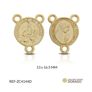 Crucero zamak nuestra señora de Fátima 13x16.5mm