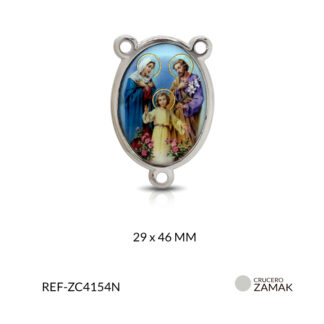 Crucero zamak sagrada familia 29x46mm x unidad