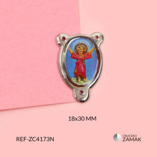 Crucero zamak resina Divino Niño 18x30mm paquete x 3 unid
