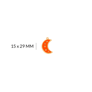 Dije zamak luna 15x29mm x und