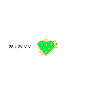 Dije zamak corazón 26x29mm x und