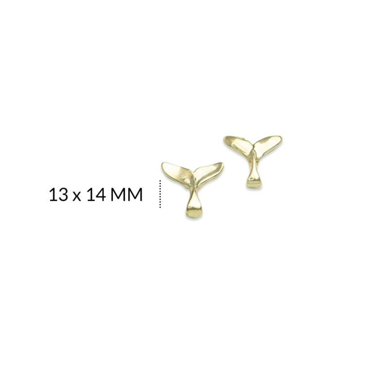 DIJE ZAMAK COLA DE SIRENA 13 X 14 MM / paquete x 6 unidades / REF-ZD0355D