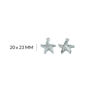 Dije zamak estrella de mar 20x23mm x6 und