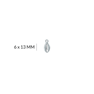 Dije zamak caracol caubri 6x13mm paquete x12 und