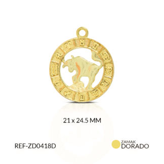 Dije zamak signo zodiacal tauro 21x24.5mm x und