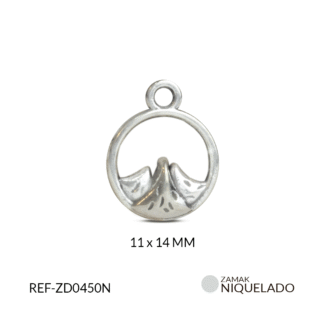 Dije zamak circulo montaña 11x14mm x12 und