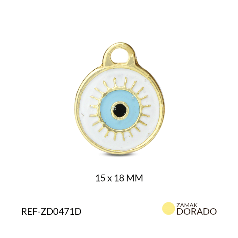 Dije zamak ojo15x18mm x und