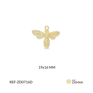 Dije zamak libélula 16x19mm x 2 unids
