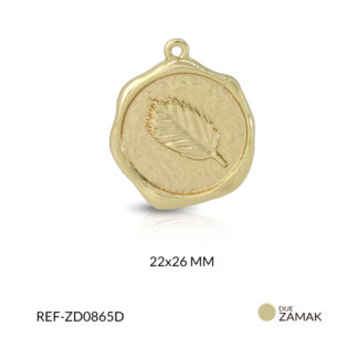 Dije zamak circulo hoja 22x26mm x und