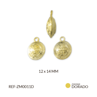 Medalla zamak San benito inflado 12x14mm x3 und