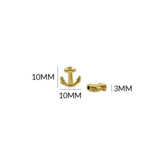 Separador zamak ancla 10mm x6 unidades